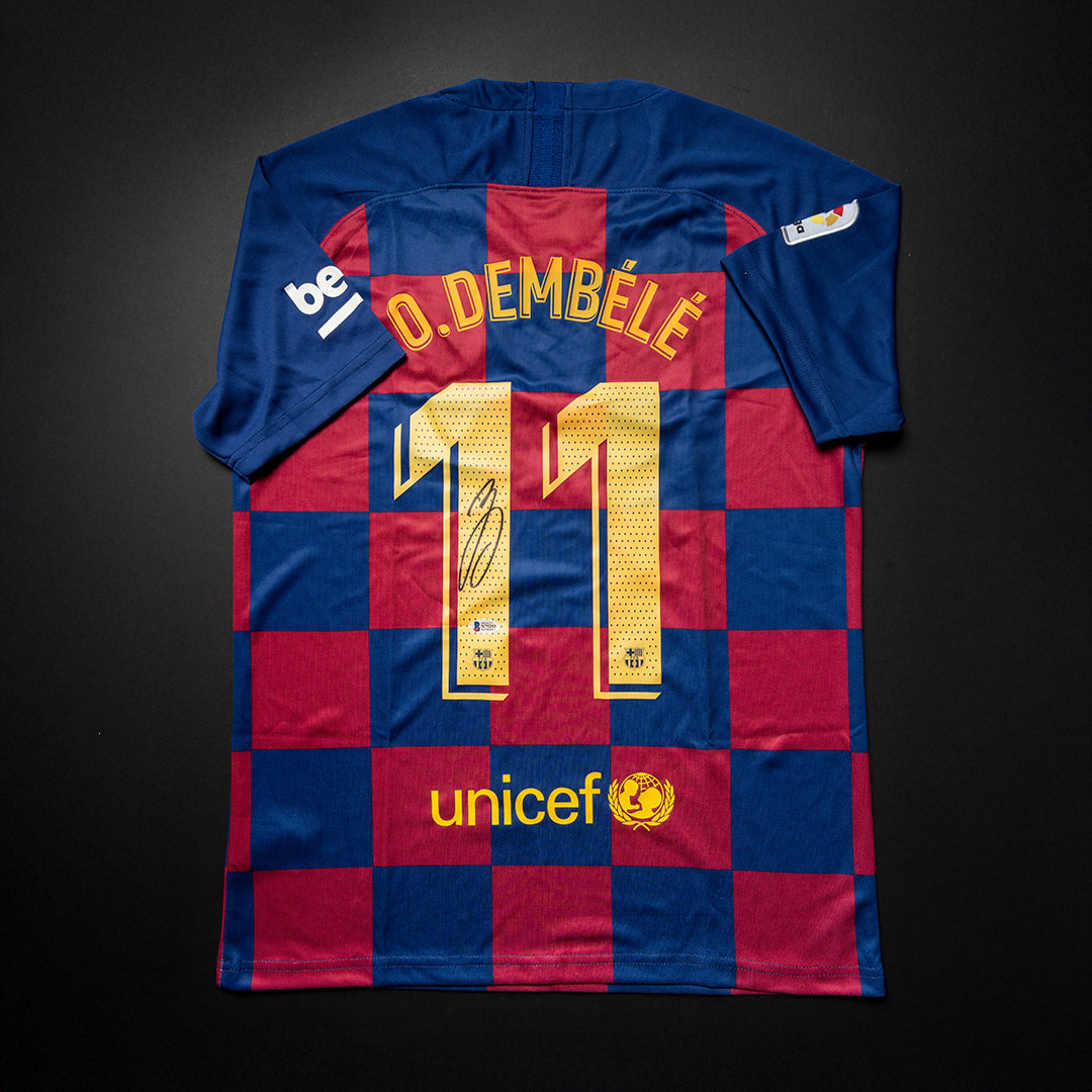 Jersey Firmado Ousmane Dembele - Barcelona